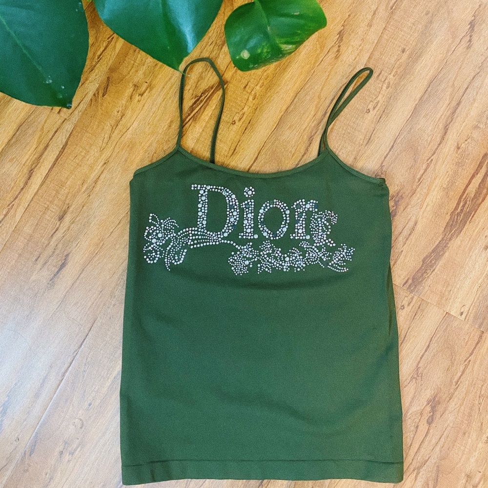 “Dior” Bedazzled Cami